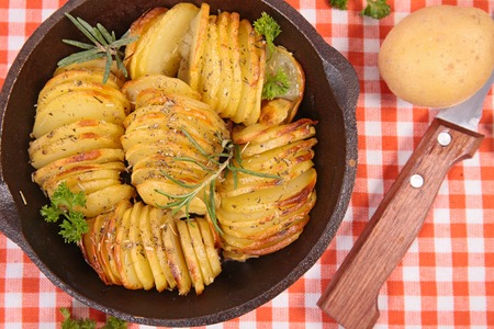 crispy potato roastの写真素材