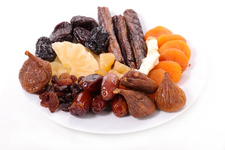 collection of dried fruitの写真素材