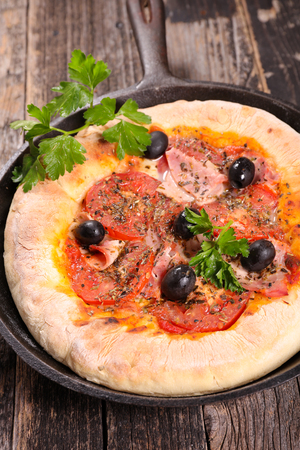 classic pizzaの写真素材