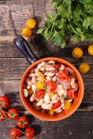 cannellini bean saladの写真素材