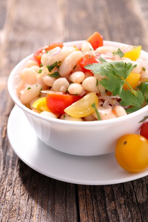 cannellini bean saladの写真素材