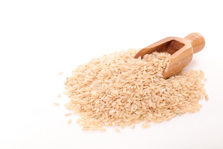 brown riceの写真素材