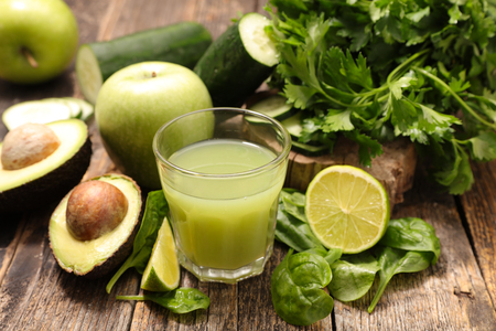 vegetable juice detoxの写真素材
