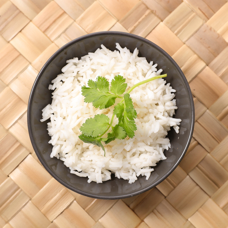 bowl of riceの写真素材