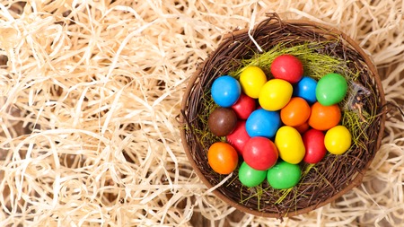 easter eggの写真素材