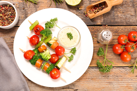 grilled vegetableの写真素材