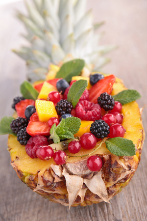 fruit saladの写真素材