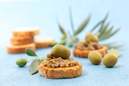 tapenade, canapeの写真素材
