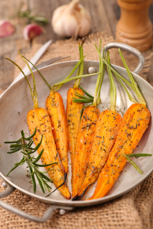 roasted carrotの写真素材