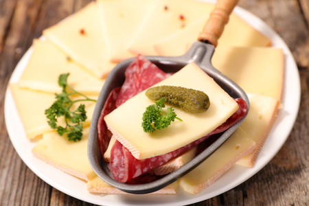 raclette cheeseの写真素材