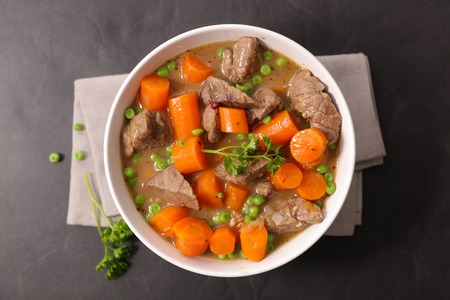 beef,carrot and peaの写真素材