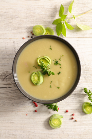 leek soupの写真素材