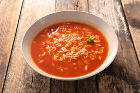 alphabet noodle soupの写真素材