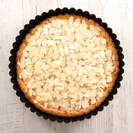 delicious almond cakeの写真素材