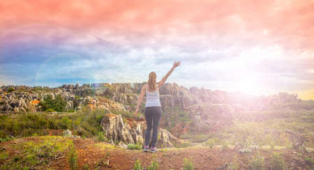 travel in Spain- Cerro del Hierro, Andalusiaの写真素材