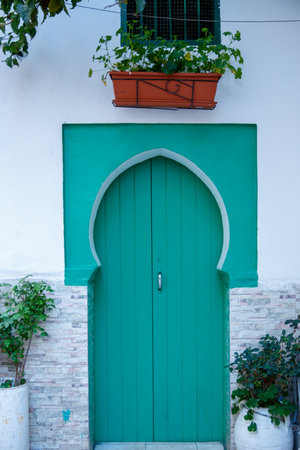 Ancient doors, Morocco, arabic styleの写真素材