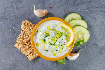 Traditional Greek Tzatziki â€“ Fresh and Creamy Mediterranean Dip