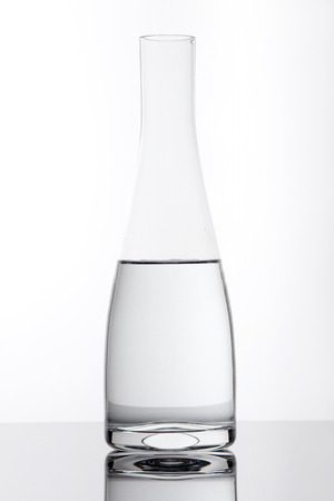 Glass and carafe, waterの写真素材