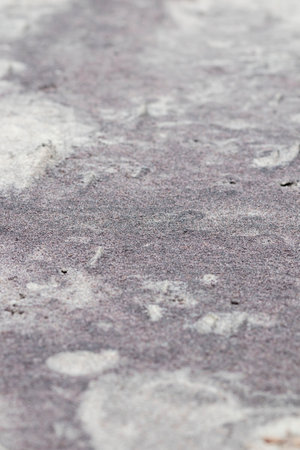 Background with gray sand of the sea.の写真素材