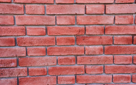 Wall backgrounds from Kerpichs of different colors and different houses.の写真素材