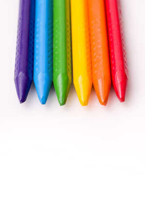 Pencils for drawing different colorsの写真素材