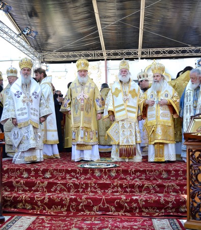 Kiev, Ukraine, celebration liturgy in honor of the baptism of Rus in Kiev Pechersk Lavra - 27 July...