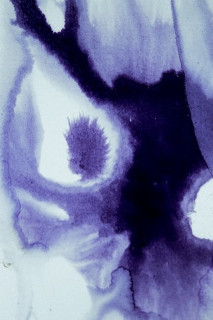 ink blot flowed, dark abstract background, associationの写真素材