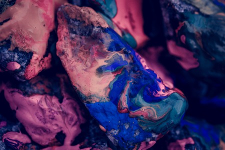 the paint on the surface of the stone, close up, filterの写真素材