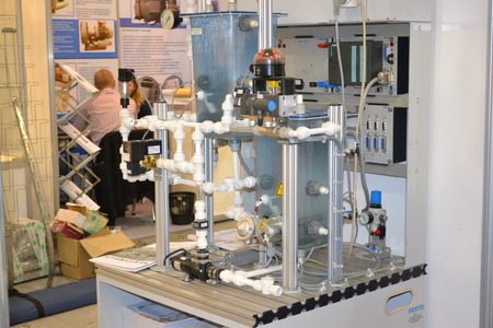 Kiev, Ukraine International Industrial Exhibition - November 25, 2016: - industrial machinery, Industrial equipment, industry facilities and machine tools, machinery lathesのeditorial素材