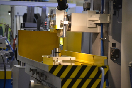 Kiev, Ukraine International Industrial Exhibition - November 25, 2016: - industrial machinery, Industrial equipment, industry facilities and machine tools, machinery lathesのeditorial素材