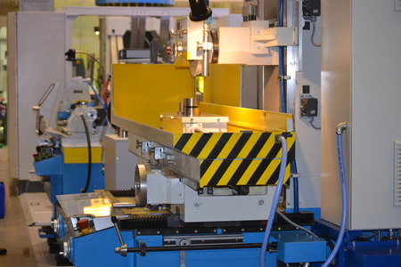 Kiev, Ukraine International Industrial Exhibition - November 25, 2016: - industrial machinery, Industrial equipment, industry facilities and machine tools, machinery lathesのeditorial素材