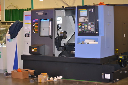 Kiev, Ukraine International Industrial Exhibition - November 25, 2016: - industrial machinery, Industrial equipment, industry facilities and machine tools, machinery lathesのeditorial素材