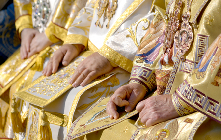Kiev, Ukraine, celebration liturgy in honor of the baptism of Rus in Kiev Pechersk Lavra - 27 July...