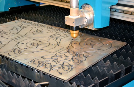 Kiev, Ukraine - November 23, 2017:-Industrial machinery, production aggregation and equipment mechanical automaton facilities, machine tools and lathes. Industrial technologies, production processes.のeditorial素材