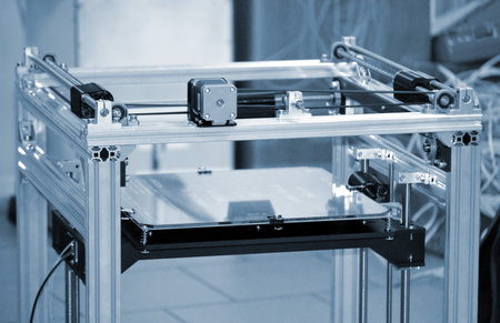 3d printer construction top. Automatic three dimensional 3d printerの写真素材