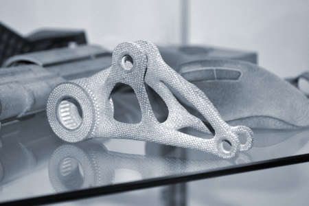 Object printed on powder 3D printer from powder polyamide