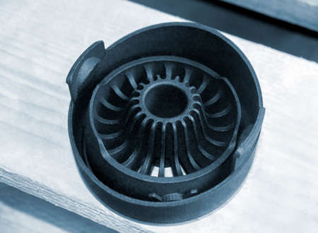 Object printed on powder industrial 3D printer.の写真素材