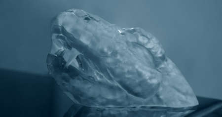 Objects photopolymer printed on stereolithography 3D printer,の写真素材