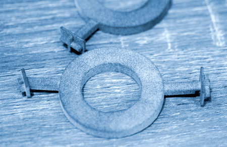Parts objects from polyamide powder printed on 3D printer. Technology Multi Jet Fusion MJF....