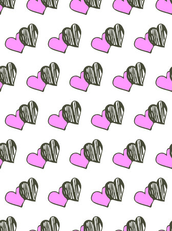 Doodle hearts