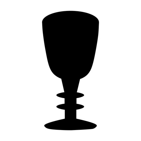 Icon medieval goblet for wineのイラスト素材
