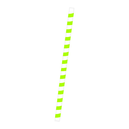 Striped juice strawのイラスト素材