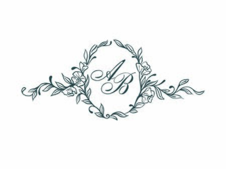 Vintage monogram templateのイラスト素材