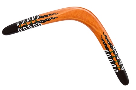 Boomerang isolated の写真素材