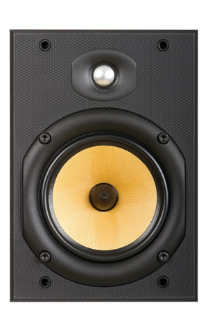 speaker on a white backgroundの写真素材