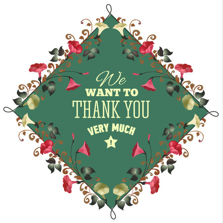 Floral frame in Russian Zhostovo style. Russian traditional ornament. Vector illustration.のイラスト素材