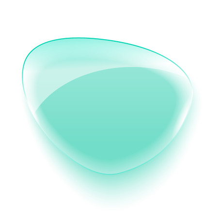 Realistic glass banner for web interface. Web element. Web site. Vector illustration.のイラスト素材