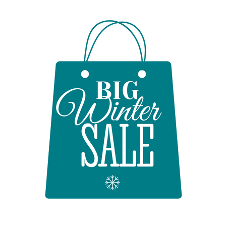 Winter sale label. Badge.のイラスト素材
