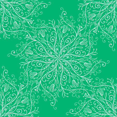 Vector illustration of calligraphy penmanship decorative seamless backgroundのイラスト素材