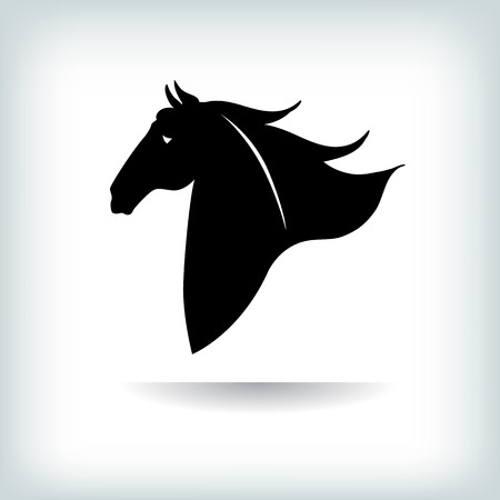 Vector illustration of Horse Template. Badgeのイラスト素材